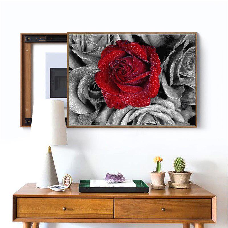 3д алмазная вышивка Розы 30x40