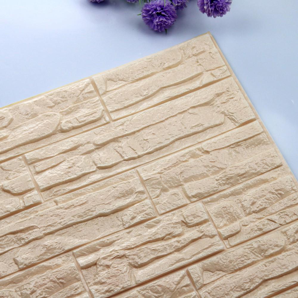 Обои пены ПЭ кирпича ДИИ 3Д обшивают панелями выбитое украшение камня декали комнаты